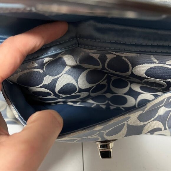 Coach Penelope Signature Bag with Patent Leather Trim - Picture 8 of 16